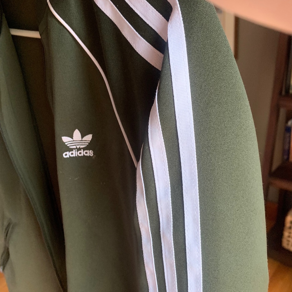 Adidas Classic Three Stripe Track Jacket